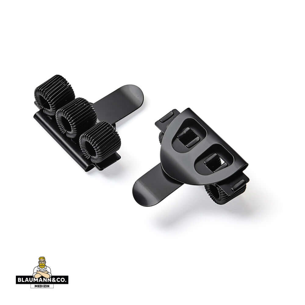 Dreifach-Stifthalter aus Metall mit Taschenclip